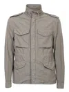 Original Vintage Style Flap Pockets Jacket In Green