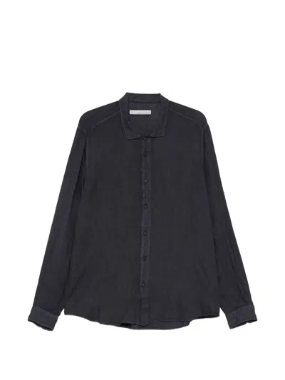 Original Vintage Style Jerome Buttoned Shirt In Black