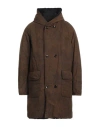 Original Vintage Style Man Coat Military Green Size 40 Cotton In Green