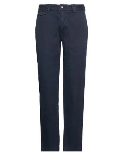 Original Vintage Style Man Pants Midnight Blue Size 40 Cotton, Elastane