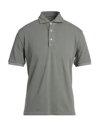 Original Vintage Style Man Polo Shirt Grey Size Xs Cotton In Gray