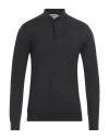 Original Vintage Style Man Sweater Black Size 3xl Merino Wool