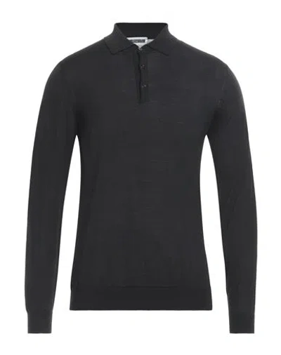 Original Vintage Style Man Sweater Black Size 3xl Merino Wool