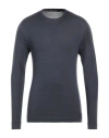 Original Vintage Style Man Sweater Navy Blue Size L Cashmere In Navy Blue