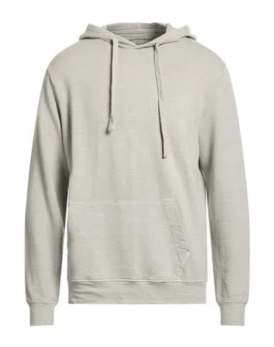 Original Vintage Style Man Sweatshirt Grey Size Xxl Linen, Cotton, Elastane In Gray