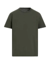Original Vintage Style Man T-shirt Military Green Size Xl Cotton