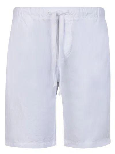 Original Vintage Style White Cotton Bermuda Shorts