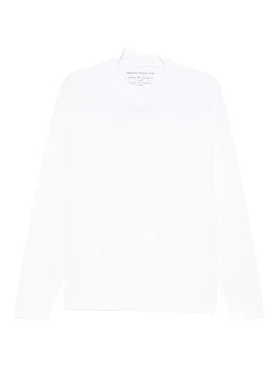 Original Vintage Style Pepper Langarmshirt In White
