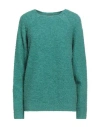 Original Vintage Style Woman Sweater Light Green Size Xxl Wool, Polyamide, Elastane