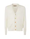 Original Vintage Style Wool Cashmere Cardigan In Neutral