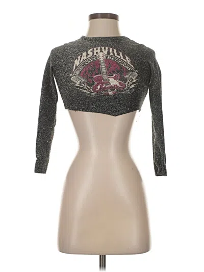 Pre-owned Originality 3/4 Sleeve Turtleneck In Silver