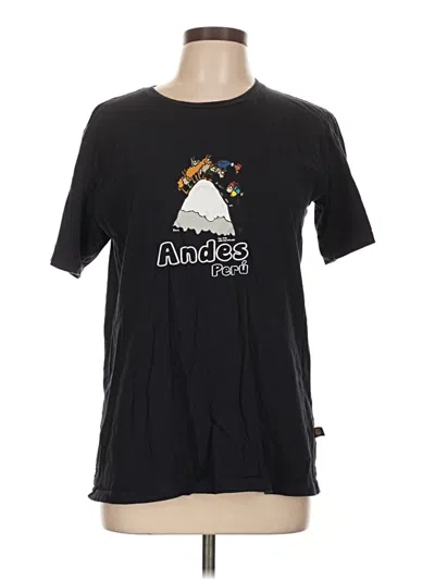 Pre-owned Originality Active T-shirt In Black
