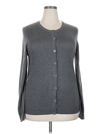 Pre-owned Originality Cardigan Sweater In Gray