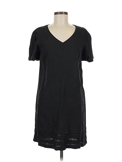 Pre-owned Originality Casual Dress In Black