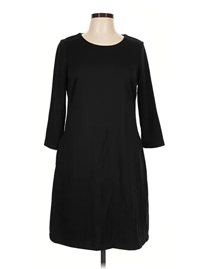 Pre-owned Originality Casual Dress In Black