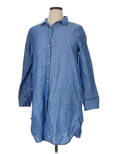 Pre-owned Originality Casual Dress In Blue