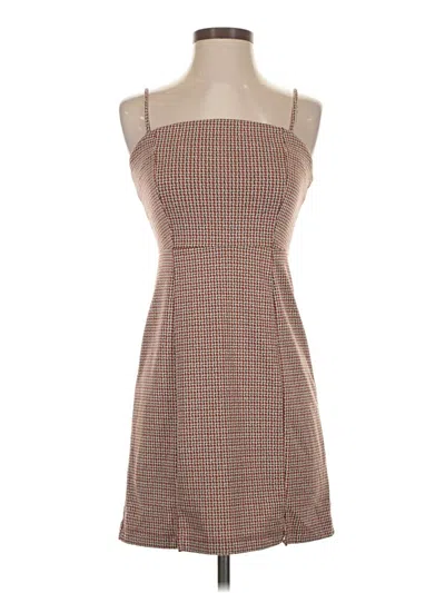 Pre-owned Originality Casual Dress In Brown