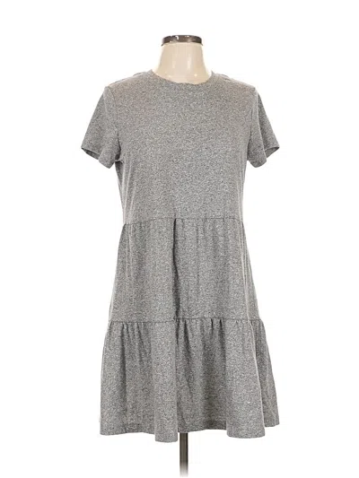 Pre-owned Originality Casual Dress In Gray