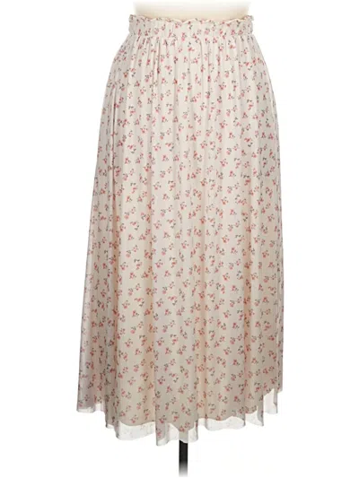 Originality Casual Skirt In White
