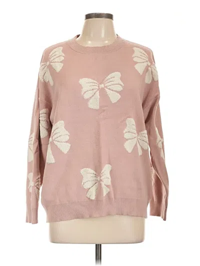 Pre-owned Originality Pullover Sweater In Pink