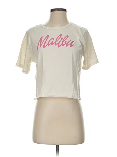Pre-owned Originality Short Sleeve Turtleneck In White