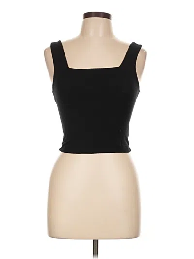 Pre-owned Originality Tube Top Black Strapless Neckline Tops