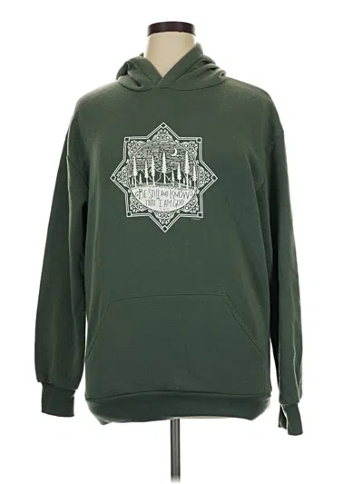 Pre-owned Originality Zip Up Hoodie In Green