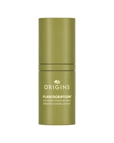 Origins 0.5oz Plantscription Anti-aging Power Eye Cream In Transparent