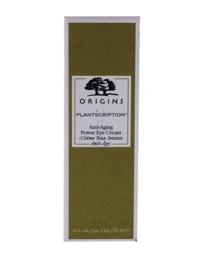 Origins 0.5oz Plantscription Anti-aging Power Eye Cream In Brown