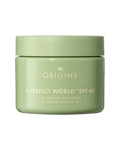 Origins 1.7oz A Perfect World Age-defense Moisturizer In Transparent