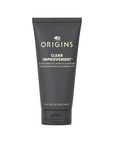 Origins 2.5oz Clear Improvement Active Charcoal Mask In Transparent