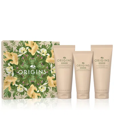 Origins 3-pc. Ginger Bath & Body Nourishing Set In No Color