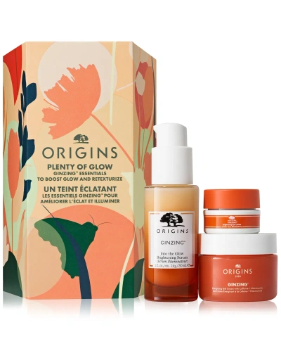 Origins 3-pc. Plenty Of Glow Ginzing Skincare Essentials Set In No Color