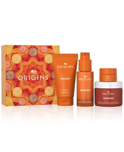 ORIGINS 4-PC. GINZING GLOWY SKINCARE ESSENTIALS HOLIDAY GIFT SET 
