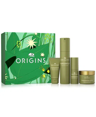 Origins 4-pc. Plantscription Essentials Skin Care Set In Transparent
