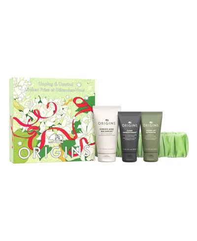 Origins 4-piece Get Un-ready Skincare Gift Set In No Color