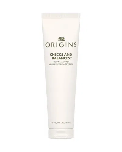 Origins 5oz Checks & Balances Frothy Face Wash In White