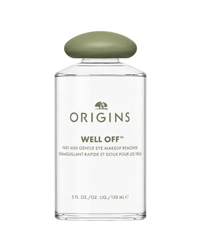 Origins 5oz Well Off Fast & Gentle Eye Makeup Remover
