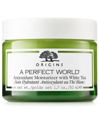 ORIGINS A PERFECT WORLD ANTIOXIDANT MOISTURIZER WITH WHITE TEA, 1.7 OZ.