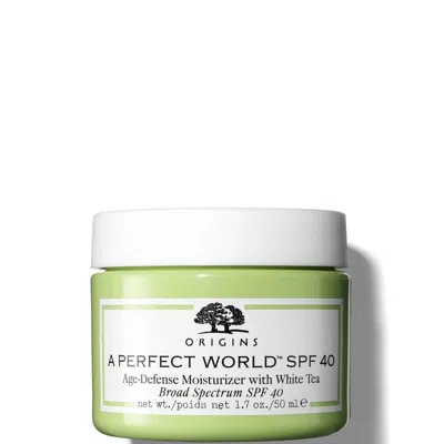 Origins A Perfect World™ Spf40 Age-defense Moisturiser With White Tea 50ml