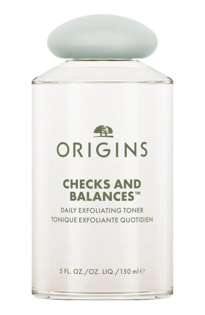 Origins Checks And Balances Daily Exfoliating Toner In Transparent