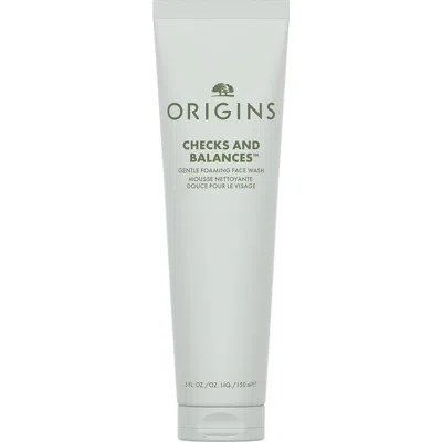 Origins Checks And Balances Gentle Foaming Face Wash In Transparent