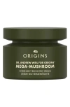 Origins Mega Mushroom Overnight Recovery Cream Moisturizer In Green