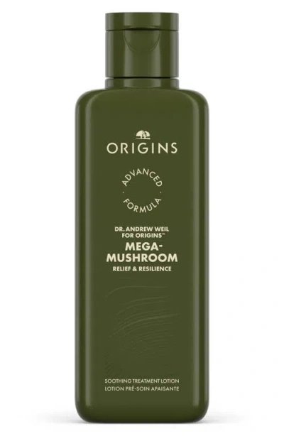 Origins Dr. Weil For ™ Mega-mushroom Relief & Resilience Soothing Treatment Lotion In Transparent