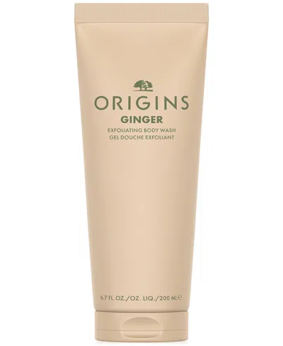 Origins Ginger Exfoliating Body Wash, 6.7 Oz. In Transparent