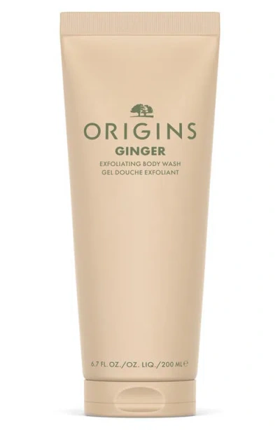 Origins Ginger Exfoliating Body Wash In Transparent