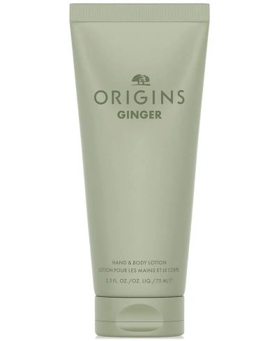 Origins Ginger Hand & Body Lotion, 2.5 Oz. In No Color