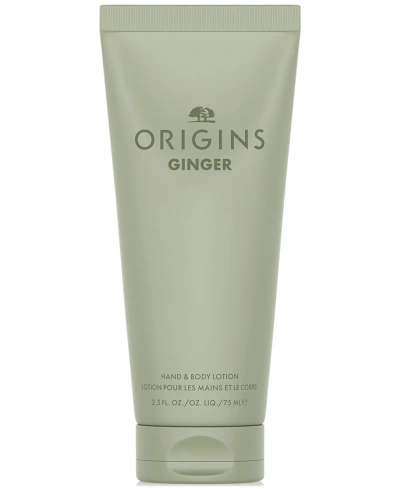 ORIGINS GINGER HAND & BODY LOTION, 2.5 OZ.