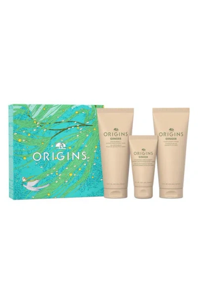 Origins Ginger Mini Skin Care Set $28 Value In Transparent