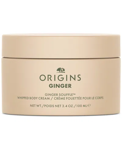 Origins Ginger Souffle Whipped Body Cream, 3.4 Oz. In Transparent